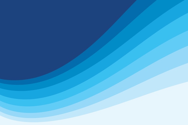 Vecteur de motif de fond d'écran vague bleue