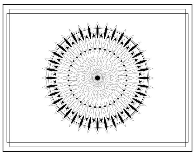 Vecteur D'ornement De Mandala