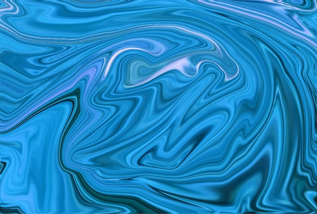 Vecteur premium de fond de marbre liquide bleu