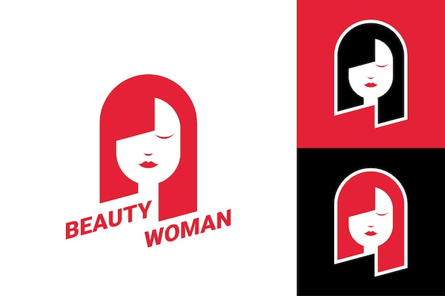 Vecteur Premium De Modèle De Logo De Femme De Beauté