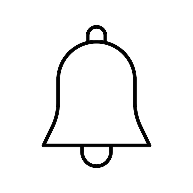 Vecteur de réglage du logo de l'icône de notification