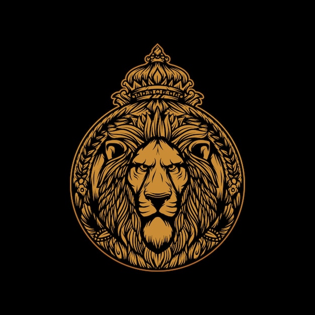 Vecteur De Roi Lion