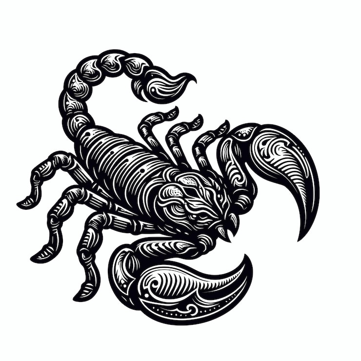 Vecteur vecteur de scorpion