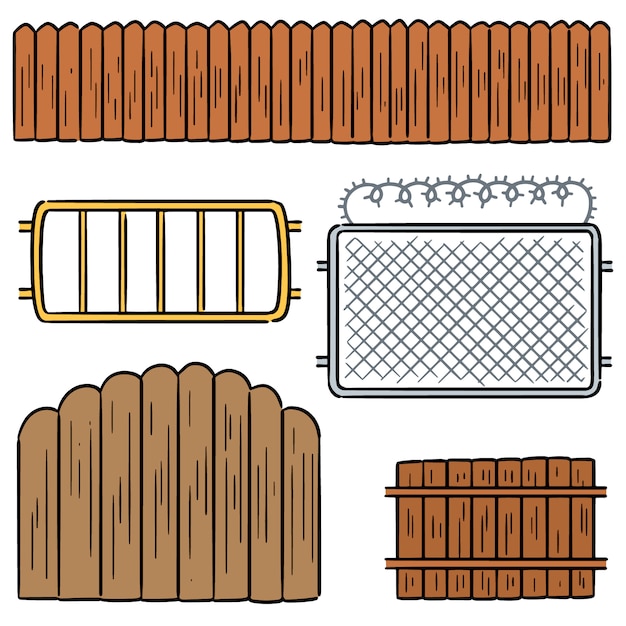 Vecteur vecteur série de clôture