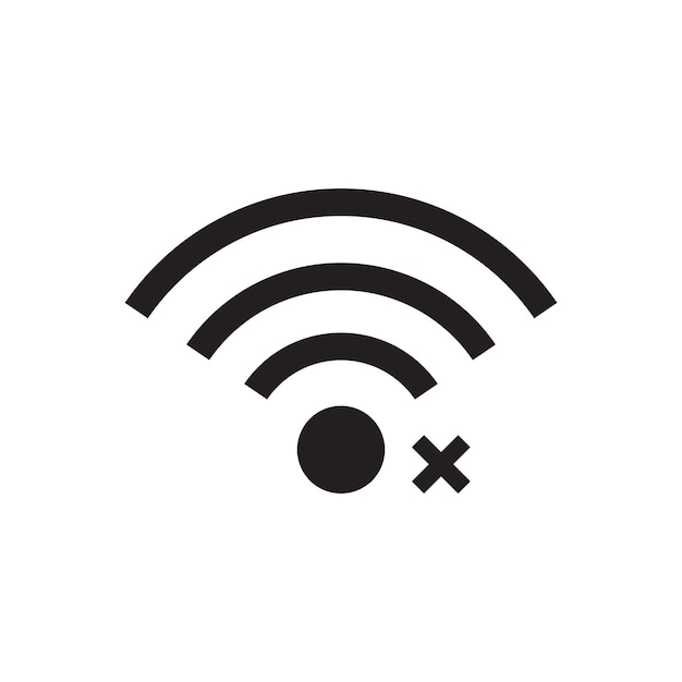 vecteur de signal et d'icône wifi