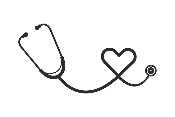 Vecteur vecteur stéthoscope outils médicaux illustration vecteur stéthoscope médecin infirmière santé