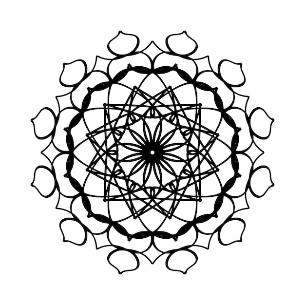 Vecteur vecteur de style mandala et patter