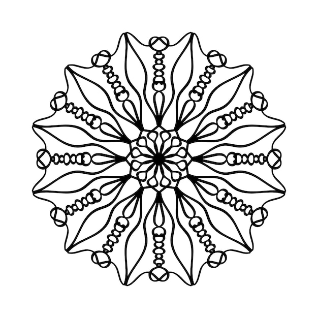 Vecteur vecteur de style mandala et patter