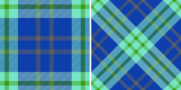 Vecteur de tartan à carreaux Vérifier le textile de fond Tissu de texture de modèle sans couture