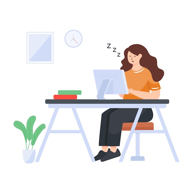 Un vecteur tendance de conseil en emploi en ligne