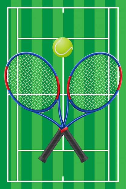 Vecteur de tennis