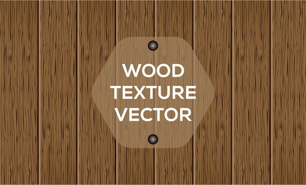 Vecteur vecteur de texture bois avec un fond en bois