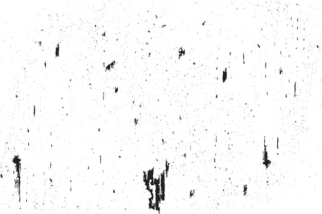 Vecteur de texture de surface granuleuse sur fond blanc Effet grunge poussiéreux noir et blanc pour les arrière-plans Texture de béton crasseux et surface métallique rouillée Vecteur d'effet abstrait grain et poussière grunge