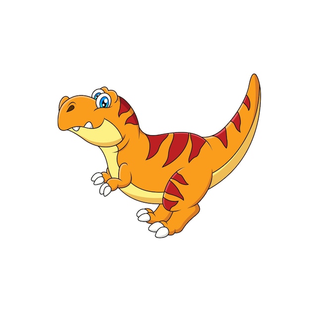 Vecteur De Tyrannosaurus Rex Dessin Animé Mignon Et Adorable