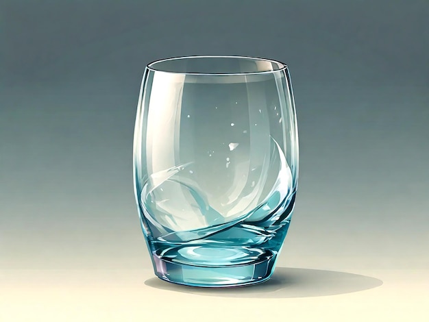 Vecteur A verre isolé