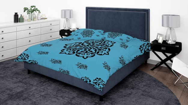 Vecteurs de conception des draps de lit
