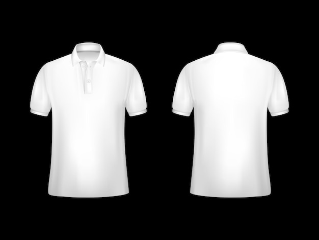 Vectezy_3D Polo blanc_HK0323 Ce n'est pas le cas.