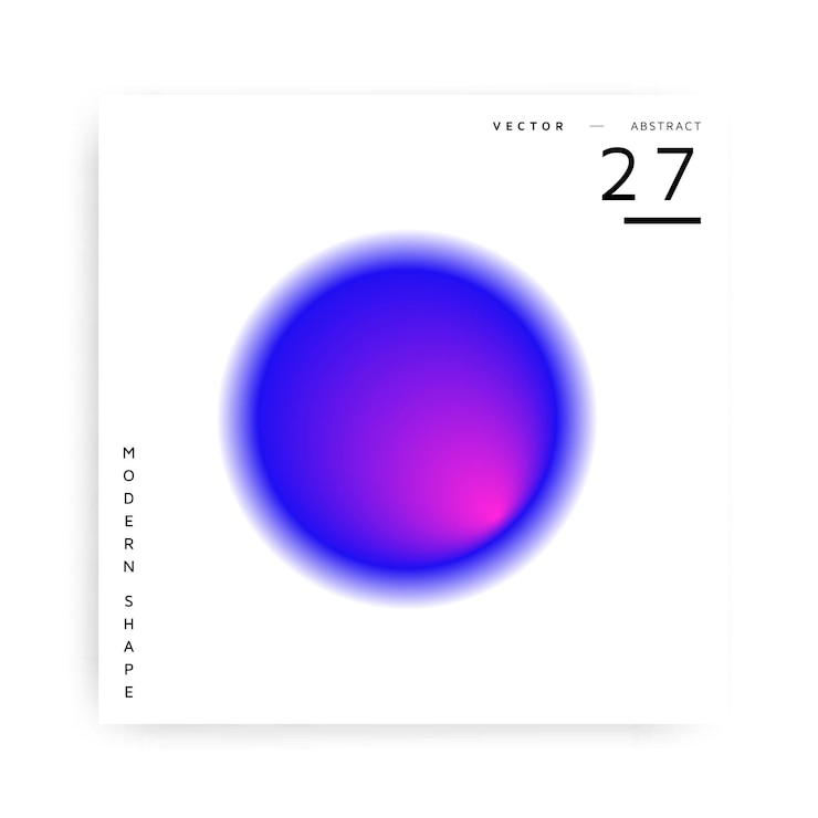 Vecteur vector abstrait coloré forme moderne