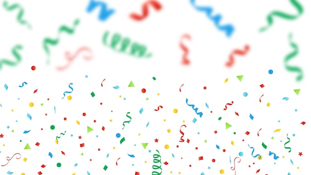 Vector d'arrière-plan de célébration de confetti Téléchargements gratuits pour les invitations à la fête