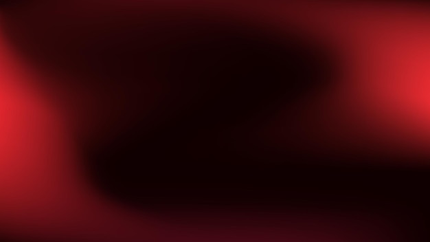 Vector d'arrière-plan de maille de gradient rouge et noir avec onde de fluide rouge brillant et espace de copie