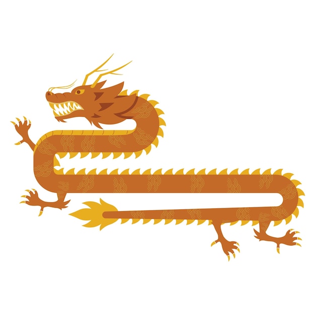 Vector Chinois Symbole De Dragon Japonais