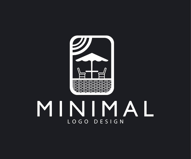 Vecteur vector de conception de logo bache pour les entreprises minimales