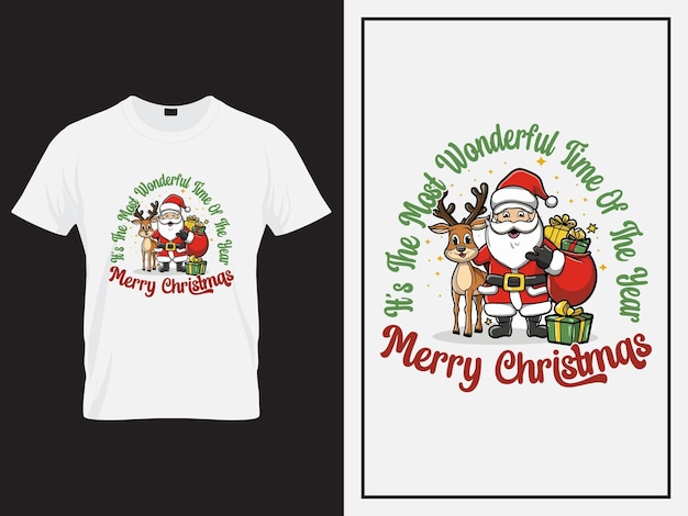 Vector De Conception De T-shirt De Noël Cites De Joie De Noël