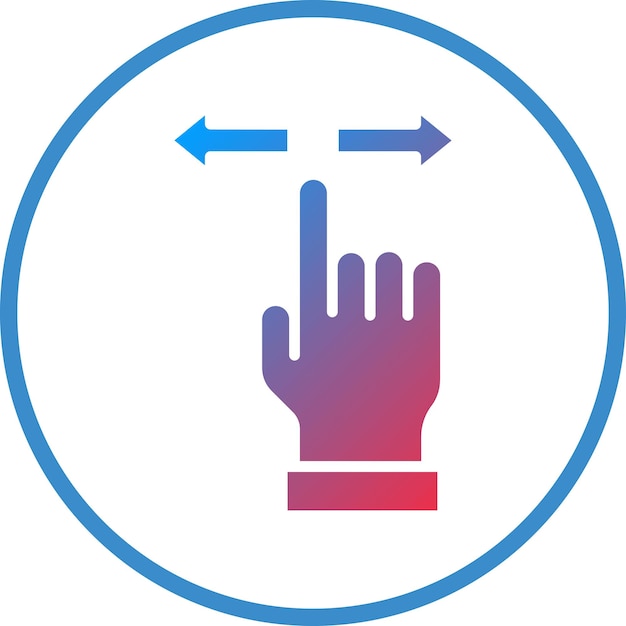 Vecteur vector design gesture control icon style