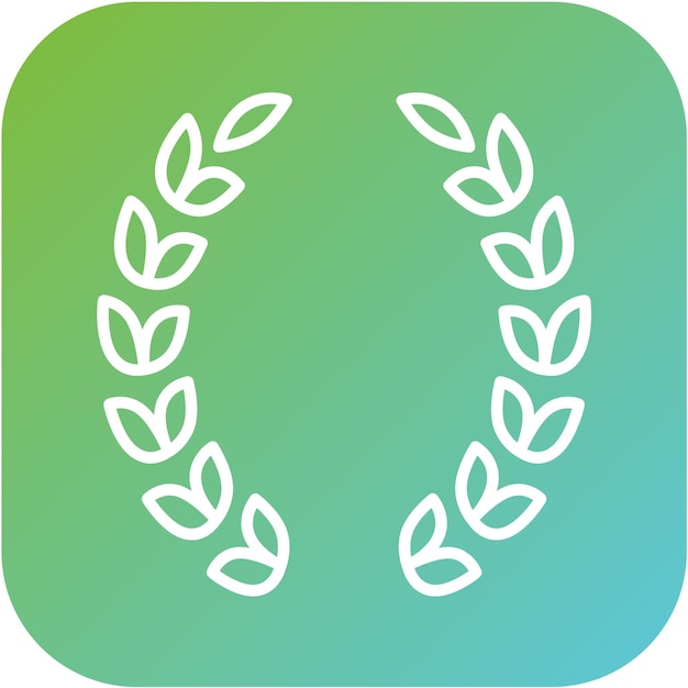 Vecteur vector design laurel wreath icon style