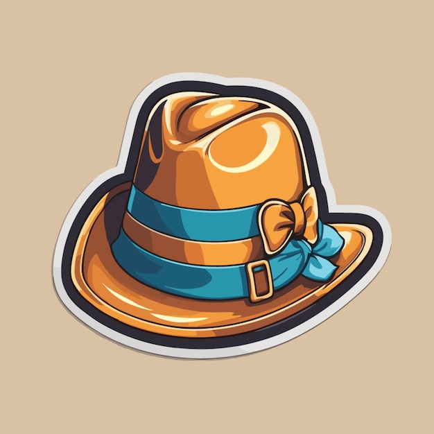 Vector De Dessins Animés De Chapeau De Détective