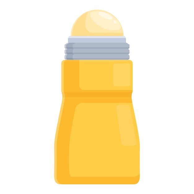 Vector de dessins animés de déodorant pour le soin de la peau Roll on style