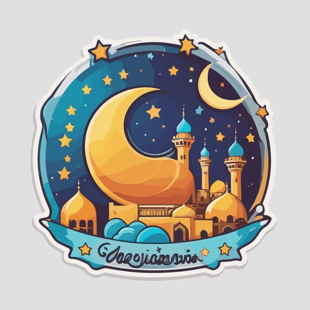 Vecteur vector de dessins animés du ramadan