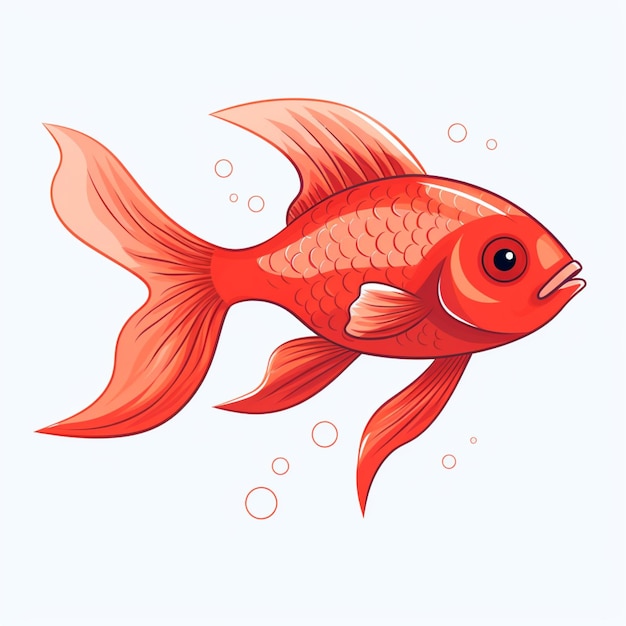 Vecteur vector de dessins animés de poissons