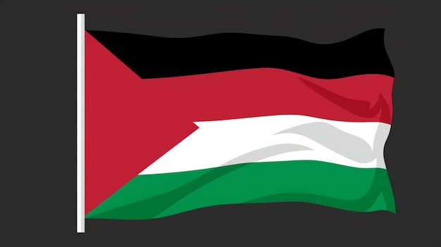 Vecteur vector du drapeau de la palestine