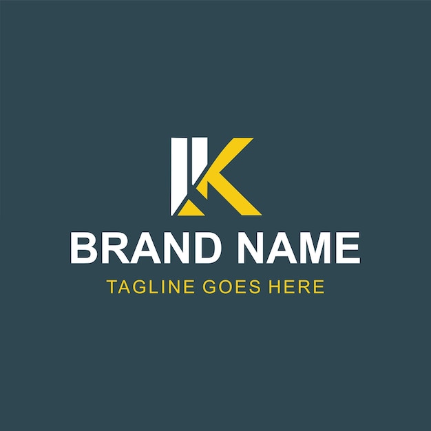 Vector exceptionnel professionnel des lettres monogramme à la mode lk kl alphabet initial basé sur le logo de l'icône