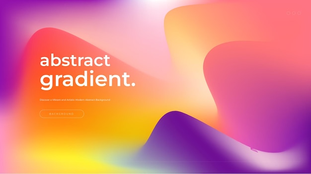 Vector gradient coloré arrière-plan à la mode résumé