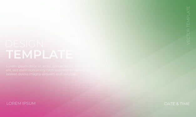 Vector Gradient texture granuleuse en vert blanc et magenta fond moderne