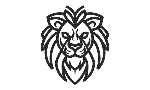 Vector D'icône De Lion Conception Graphique Du Logo