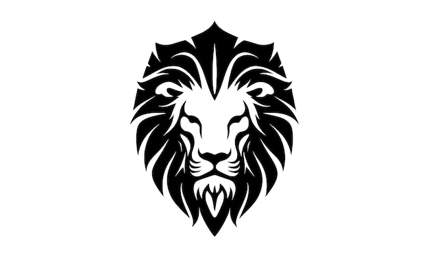 Vector d'icône de lion conception graphique du logo