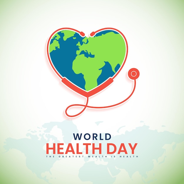 Vecteur vector libre 7 avril journée mondiale de la santé