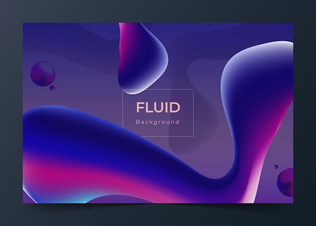 Vector libre abstrait ondes fluides fond de gradient liquide avec un style moderne simple