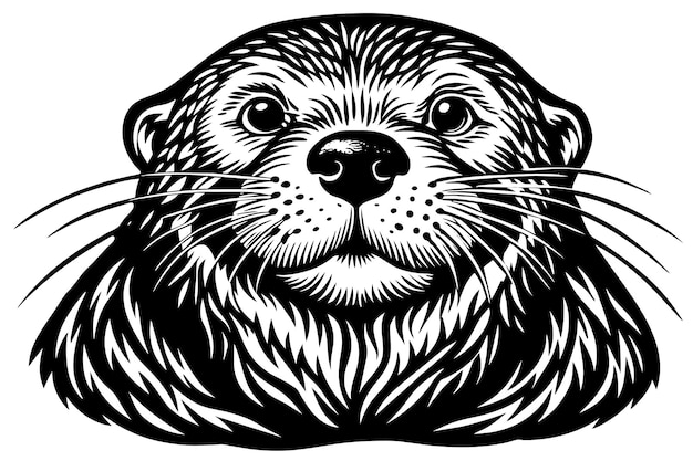 Vector De La Loutre De Mer