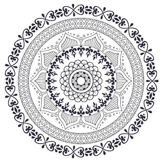 Vector Mandala Indienne