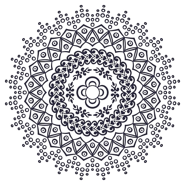 Vector Mandala indienne