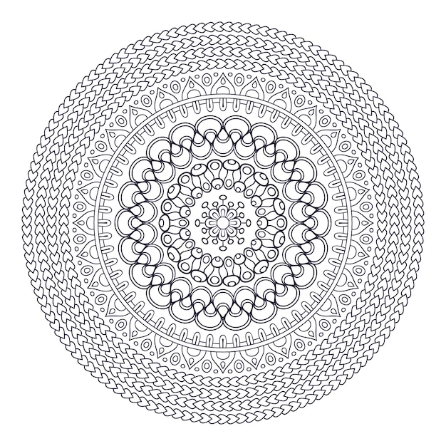 Vector Mandala Indienne