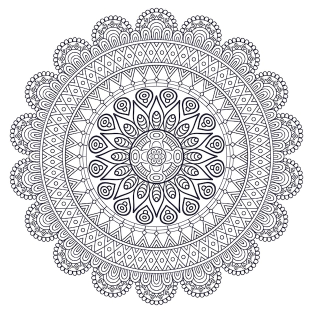 Vector Mandala Indienne