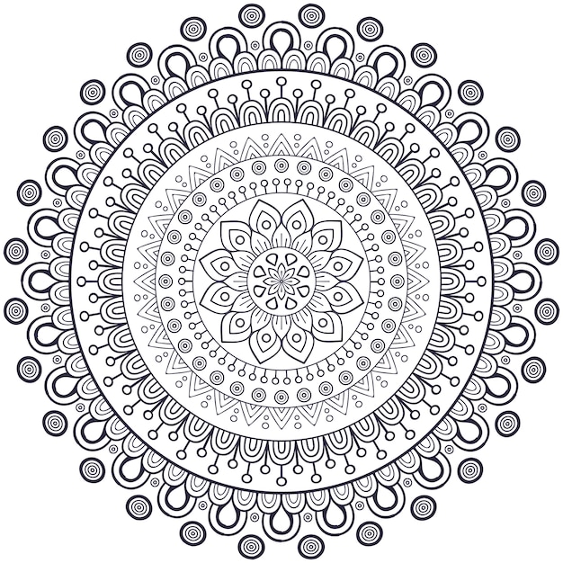 Vector Mandala Indienne