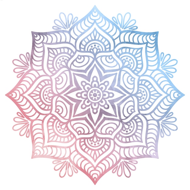 Vector Mandala Ornement Rond En Style Ethnique Dessin De Main