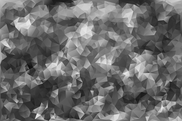 Vector Noir Blanc Abstrait De Triangles Géométriques Effet