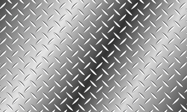 Vector de plaque de diamant en acier industrie fond de texture de sol en fer fond de sol en métal